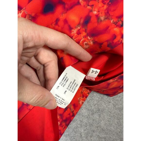 Chiara Boni La Petite Robe Womens Size 44 Multicolor Bright V-Neck Dress - Picture 9 of 9